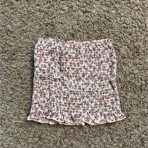 forever 21 floral tube top size small